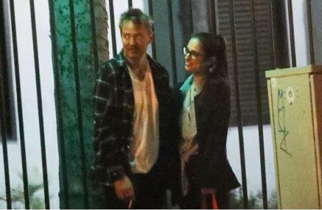 Mia Perry's brother, Matthew Perry, with his fiancé, Molly Hurwitz.